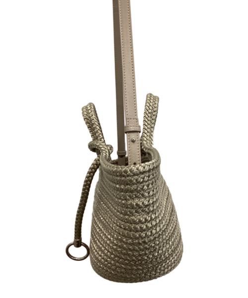 BALENCIAGA（バレンシアガ）BALENCIAGA (バレンシアガ) イビザ スモール　ストラップ付バスケットバッグ ベージュの古着・服飾アイテム