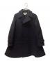 COMME des GARCONS GIRL（コムデギャルソンガール）の古着「フレアメルトンＰコート」｜ネイビー