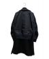 sacai (サカイ) Nylon Twill Mix Coat ブラック×オリーブ サイズ:2：85000円