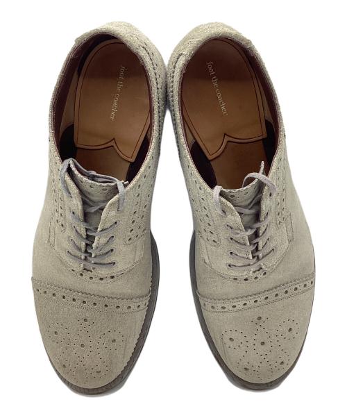 foot the coacher（フットザコーチャー）foot the coacher (フットザコーチャー) メダリオンシューズ グレー サイズ:9の古着・服飾アイテム