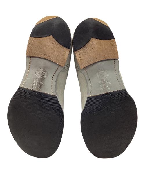 foot the coacher（フットザコーチャー）foot the coacher (フットザコーチャー) メダリオンシューズ グレー サイズ:9の古着・服飾アイテム