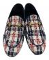 GUCCI (グッチ) ツイードホースビットローファー ホワイト サイズ:35 1/2：25000円