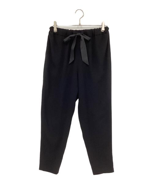 saqui（サキ）saqui (サキ) テーパードリボンパンツ ブラック サイズ:38の古着・服飾アイテム