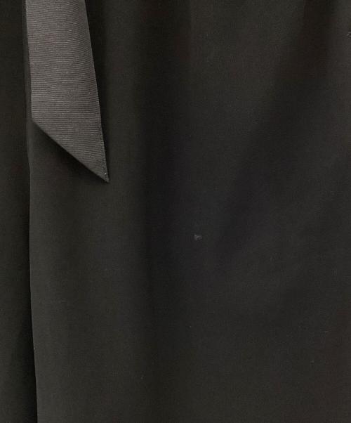 saqui（サキ）saqui (サキ) テーパードリボンパンツ ブラック サイズ:38の古着・服飾アイテム