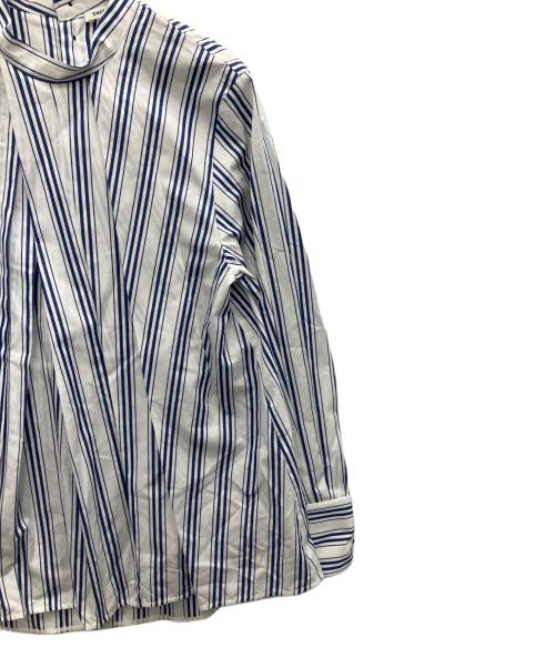 ENFOLD（エンフォルド）ENFOLD (エンフォルド) ランダムストライプ タックブラウス サイズ:SIZE38の古着・服飾アイテム