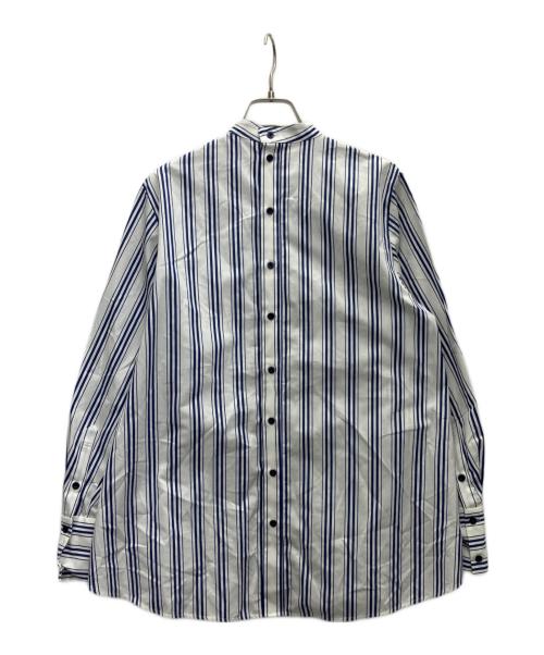 ENFOLD（エンフォルド）ENFOLD (エンフォルド) ランダムストライプ タックブラウス サイズ:SIZE38の古着・服飾アイテム