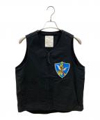 HOUSTONヒューストン）の古着「デッキベスト」｜ブラック