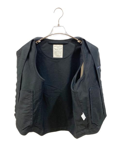 HOUSTON（ヒューストン）HOUSTON (ヒューストン) デッキベスト ブラック サイズ:Mの古着・服飾アイテム