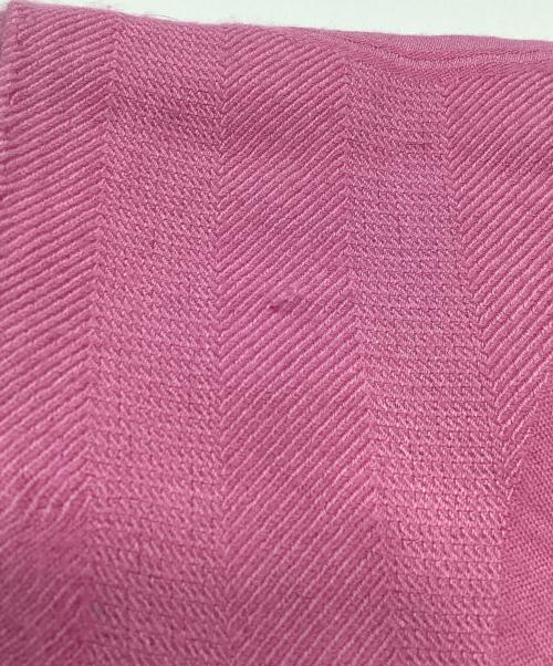 HERMES（エルメス）HERMES (エルメス) カシミヤシルクストール ピンクの古着・服飾アイテム