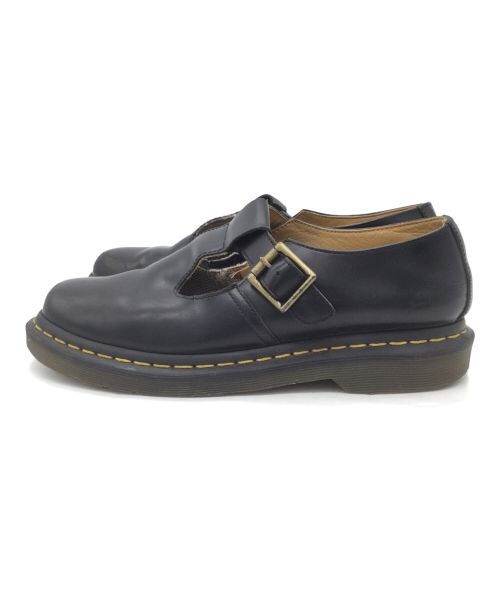 Dr.Martens（ドクターマーチン）Dr.Martens (ドクターマーチン) POLLEY Tバーシューズ AW006 CK 10Q ブラック サイズ:24.5の古着・服飾アイテム