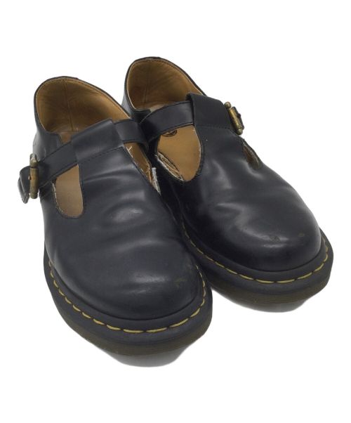 Dr.Martens（ドクターマーチン）Dr.Martens (ドクターマーチン) POLLEY Tバーシューズ AW006 CK 10Q ブラック サイズ:24.5の古着・服飾アイテム