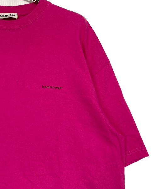 BALENCIAGA（バレンシアガ）BALENCIAGA (バレンシアガ) コピーライトロゴTシャツ ピンク サイズ:Sの古着・服飾アイテム