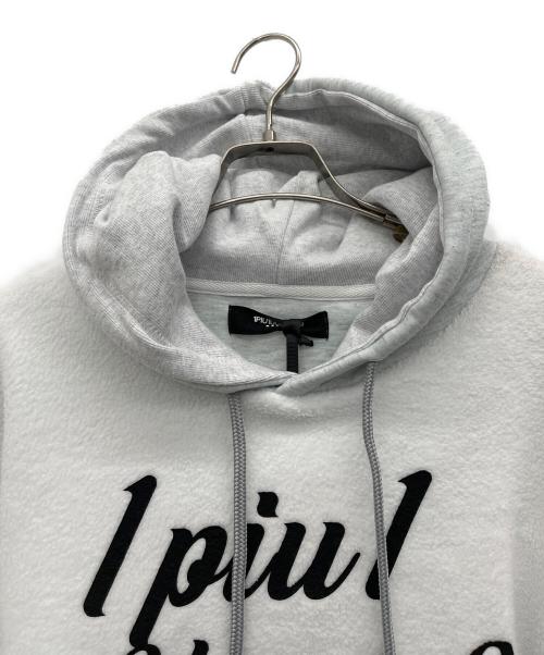 1PIU1UGUALE3 RELAX（ウノピゥウノウグァーレトレ リラックス）1PIU1UGUALE3 RELAX (ウノピゥウノウグァーレトレ リラックス) ブラッシュドプルオーバーフーディー グレー サイズ:L 未使用品の古着・服飾アイテム