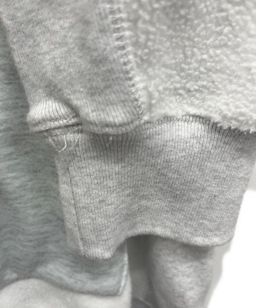 1PIU1UGUALE3 RELAX（ウノピゥウノウグァーレトレ リラックス）1PIU1UGUALE3 RELAX (ウノピゥウノウグァーレトレ リラックス) ブラッシュドプルオーバーフーディー グレー サイズ:L 未使用品の古着・服飾アイテム