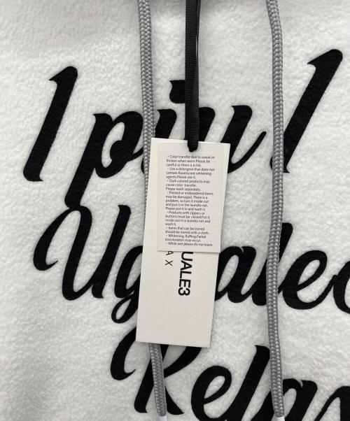 1PIU1UGUALE3 RELAX（ウノピゥウノウグァーレトレ リラックス）1PIU1UGUALE3 RELAX (ウノピゥウノウグァーレトレ リラックス) ブラッシュドプルオーバーフーディー グレー サイズ:L 未使用品の古着・服飾アイテム