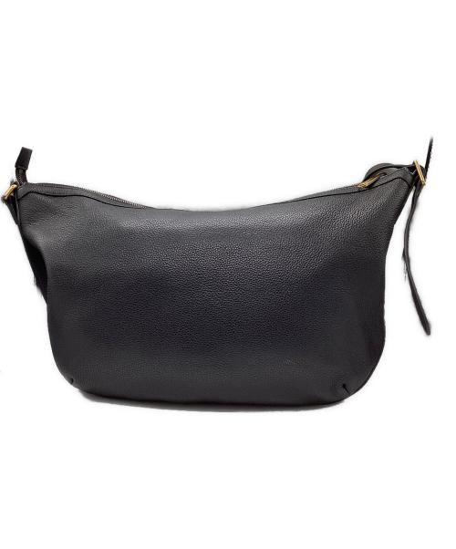 GUCCI（グッチ）GUCCI (グッチ) ハーフムーン ホーボー ヴィンテージロゴショルダーバッグ ブラックの古着・服飾アイテム
