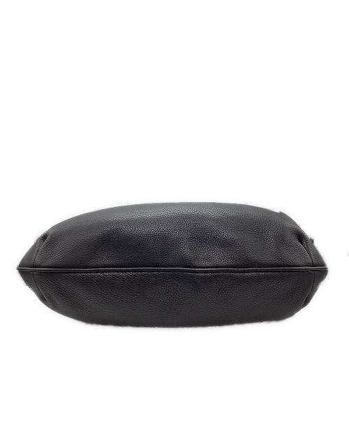 GUCCI（グッチ）GUCCI (グッチ) ハーフムーン ホーボー ヴィンテージロゴショルダーバッグ ブラックの古着・服飾アイテム