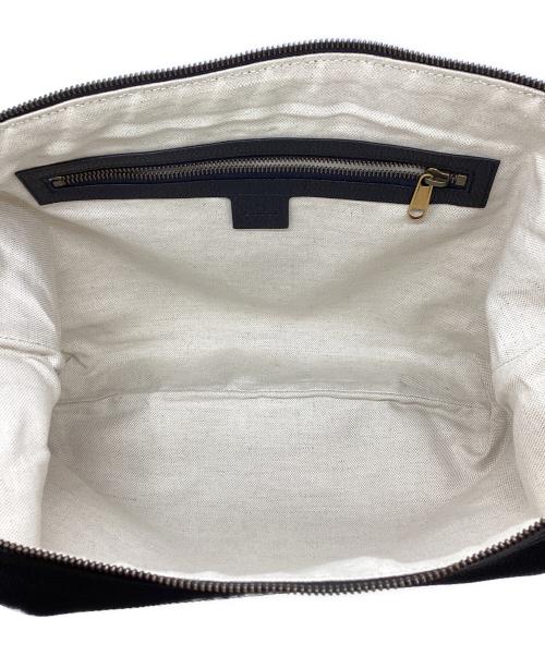 GUCCI（グッチ）GUCCI (グッチ) ハーフムーン ホーボー ヴィンテージロゴショルダーバッグ ブラックの古着・服飾アイテム