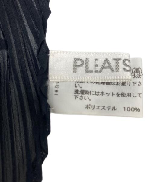 PLEATS PLEASE（プリーツプリーズ）PLEATS PLEASE (プリーツプリーズ) プリーツスカーフ ブラックの古着・服飾アイテム