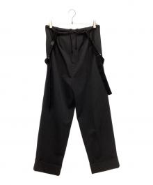 TODAYFUL（トゥデイフル）の古着「サスペンダーハイウエストパンツ」｜グレー