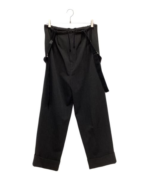 TODAYFUL（トゥデイフル）TODAYFUL (トゥデイフル) サスペンダーハイウエストパンツ グレー サイズ:36の古着・服飾アイテム
