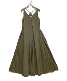 SAYAKA DAVIS（サヤカ デイヴィス）の古着「M-strap Long Dress」｜カーキ