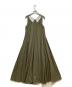 中古・古着 SAYAKA DAVIS (サヤカ デイヴィス) M-strap Long Dress カーキ サイズ:S：8000円