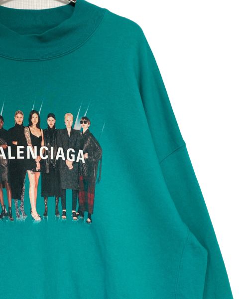 BALENCIAGA（バレンシアガ）BALENCIAGA (バレンシアガ) スウェット グリーン サイズ:Sの古着・服飾アイテム