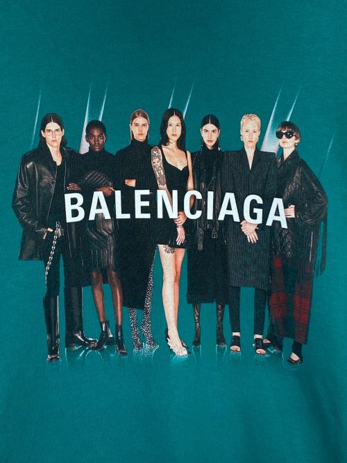 BALENCIAGA（バレンシアガ）BALENCIAGA (バレンシアガ) スウェット グリーン サイズ:Sの古着・服飾アイテム