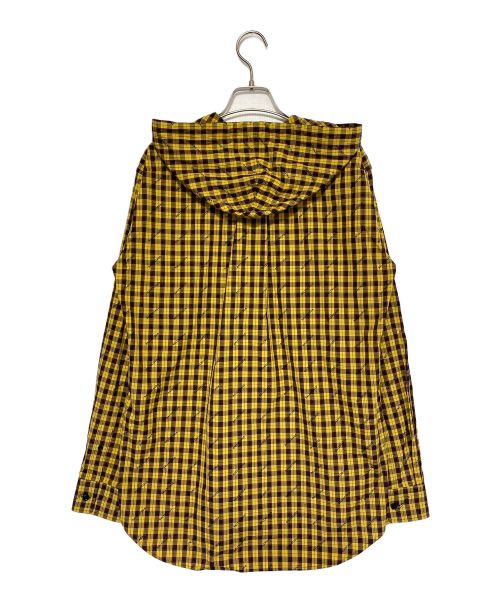 BALENCIAGA（バレンシアガ）BALENCIAGA (バレンシアガ) チェックフーデッドシャツ イエロー サイズ:36の古着・服飾アイテム