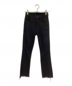 motherマザー）の古着「BLACK INSIDER CROP」｜ブラック