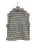 UNITED ARROWS (ユナイテッドアローズ) ミックスチェック ツイードニットベスト ホワイト サイズ:-：6000円