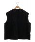 solamonat poche (ソラモナ ポッシェ) リネン混ワイドベスト チャコールグレー サイズ:-：7000円