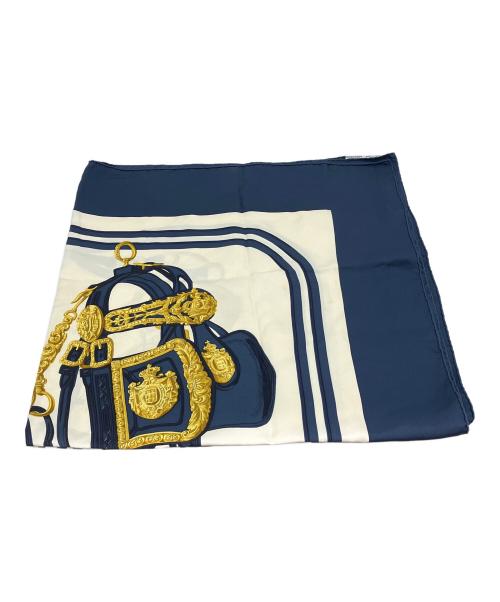 HERMES（エルメス）HERMES (エルメス) スカーフ カレ90 BRIDES de GALA 式典用馬勒の古着・服飾アイテム
