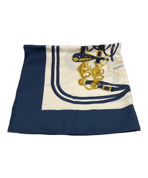 HERMES（エルメス）HERMES (エルメス) スカーフ カレ90 BRIDES de GALA 式典用馬勒の古着・服飾アイテム