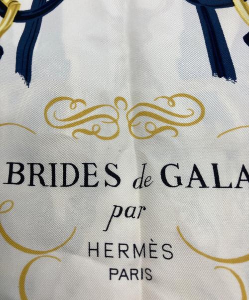 HERMES（エルメス）HERMES (エルメス) スカーフ カレ90 BRIDES de GALA 式典用馬勒の古着・服飾アイテム