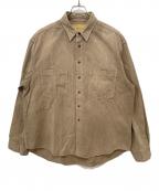 seven by sevenセブンバイセブン）の古着「WORK SHIRTS -Garment dyed-」｜ブラウン