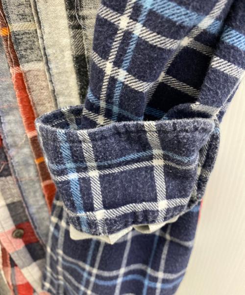 Rebuild by Needles（リビルドバイニードルス）Rebuild by Needles (リビルドバイニードルス) シャツ レッド×ネイビー サイズ:不明の古着・服飾アイテム