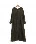CLOTH&CROSS (クロスアンドクロス) ウールシルクペイズリーロングワンピース サイズ:-：2000円