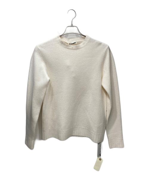 JIL SANDER（ジルサンダー）JIL SANDER (ジルサンダー) Sweater with detachable fringes ホワイト サイズ:34の古着・服飾アイテム