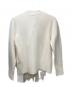 JIL SANDER (ジルサンダー) Sweater with detachable fringes ホワイト サイズ:34：13000円