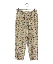 MARNI×Frank Navin（マルニ×フランクナヴィン）の古着「シルクテーパードパンツ」｜アイボリー