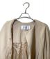 中古・古着 ADORE (アドーア) ポリエステルジョーゼットジャケット ベージュ サイズ:38 未使用品：11000円