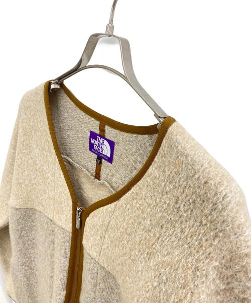THE NORTHFACE PURPLELABEL（ザ・ノースフェイス パープルレーベル）THE NORTHFACE PURPLELABEL (ザ・ノースフェイス パープルレーベル) ウールフリースカーディガン ベージュ サイズ:Mの古着・服飾アイテム