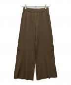 theory luxeセオリーリュクス）の古着「リブニットパンツ」｜ブラウン