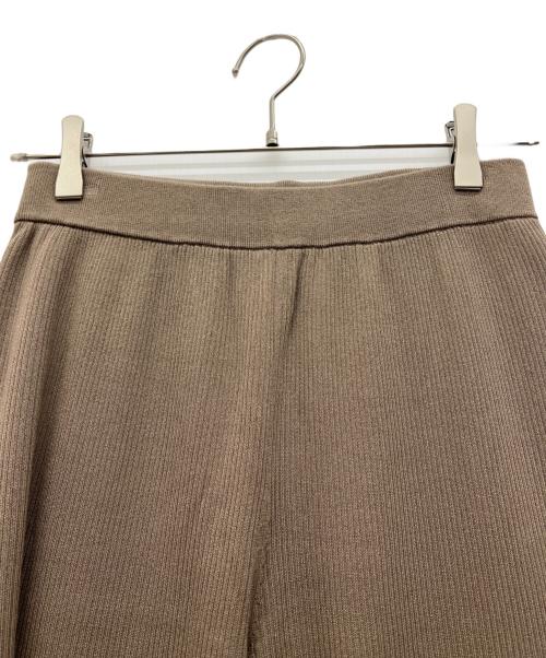 theory luxe（セオリーリュクス）theory luxe (セオリーリュクス) リブニットパンツ ブラウン サイズ:38の古着・服飾アイテム