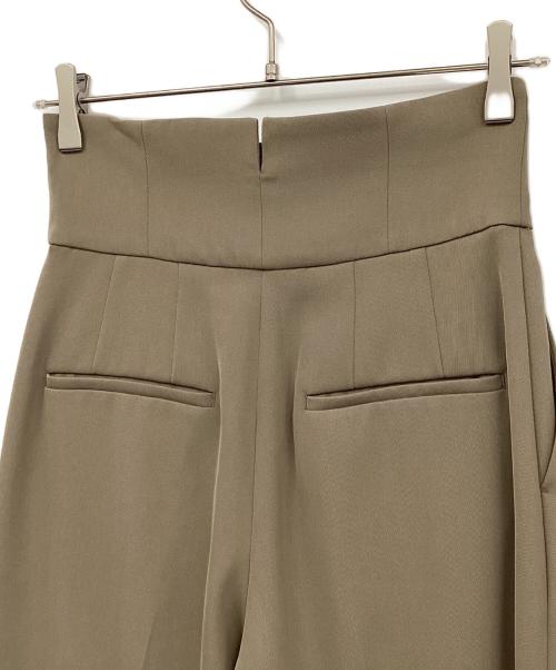 Noble（ノーブル）Noble (ノーブル) フロントオープンスラックスパンツ ベージュ サイズ:34の古着・服飾アイテム