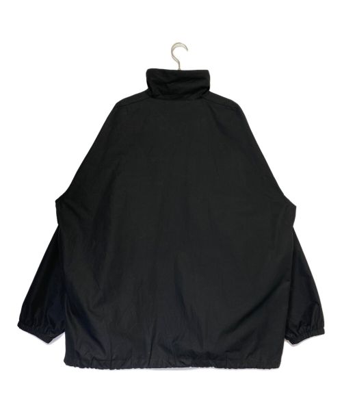 BALENCIAGA（バレンシアガ）BALENCIAGA (バレンシアガ) ロゴプリントポプリンシャツブルゾン ブラック×グリーン サイズ:XXSの古着・服飾アイテム
