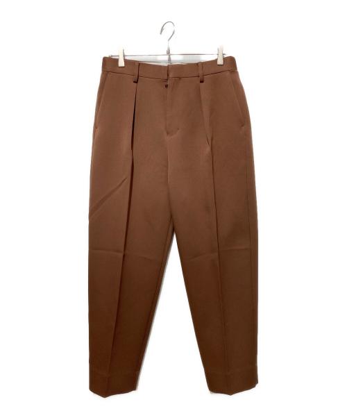 TOMORROW LAND（トゥモローランド）TOMORROW LAND (トゥモローランド) ポリエステルアセテート サイドアジャスターパンツ ブラウン サイズ:Mの古着・服飾アイテム