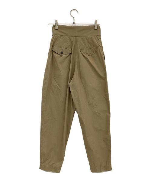 TOGA PULLA（トーガ プルラ）TOGA PULLA (トーガ プルラ) COTTON TAFFETA TAPERED PANTS ベージュ サイズ:34の古着・服飾アイテム